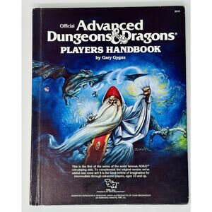 Advanced Dungeons & Dragons Player's Handbook 6th Printing 1986 TSR #2010